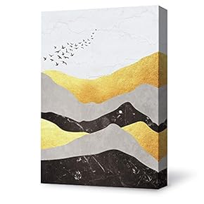 Canvas Wall Art for Living Room,Bedroom Home Artwork Paintings Abstract Art Ready to Hang - 12x18 inches