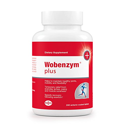 Wobenzym - Wobenzym Plus - Number One Joint Health Pill in Germany*, Supports Joint Function, Muscles and Recovery after Exertion - 240 Enteric-Coated Tablets
