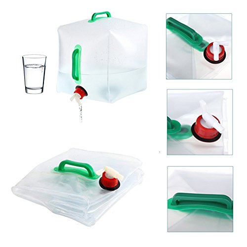 image for LoveHome [2 PACK] Collapsible Water Container - 5 Gallon/20L Portable 