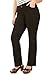 WallFlower Juniors Plus Size Luscious Curvy Bootcut Chino Pants in Black Size: 16