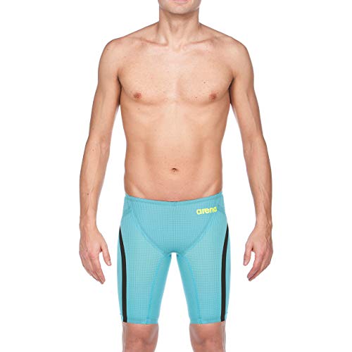 arena Men's Powerskin Carbon Flex Vx Jammer Racing Swimsuit, Turquoise/Black, 26