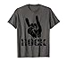 Born To Be Rock Star T-Shirt - Hand Horns - Tee T-Shirt