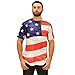 American Flag Wrap Around Sublimated T-shirt (large)
