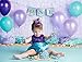 K KUMEED 12 Inch Unicorn Balloons White Purple Dark Purple Blue Assorted Latex Balloons for Birthday decorations Baby Shower Party Supplies (100 Pcs)