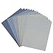 Coceca 15pcs 9x11 inches High Grit Wet and Dry Sandpaper Assortment 800 1500 3000 5000 7000 for Mental Car,Glass,Wood,Plastics