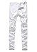 Men’s Slim Fit Pencil Pants Vintage Zipper Denim Distressed Stretch Ripped Jeans (38, White-Gold Zip)