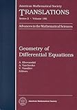 Geometry of Differential Equations, , 0821810944