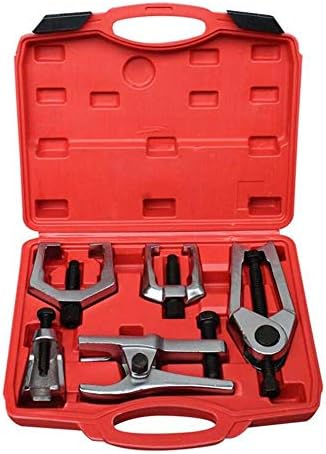 5 In 1ボールジョイントプーラータイロッドエンドジョイントリムーバー エクストラクタ自動車用ツールスプリッター取り外しツールキットピットマンアームプーラー