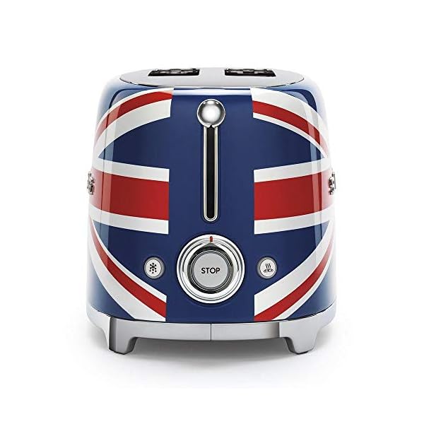 Tostadora SMEG 220v. 2 Panes TSF01UJEU | British Flag - Imagen 5
