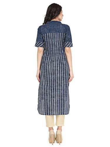 indibelle shirt style printed cotton kurta