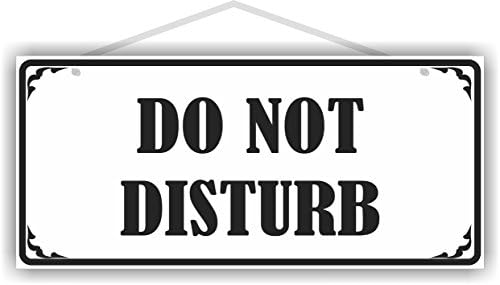 Do Not Disturb sign with border by MySigncraft