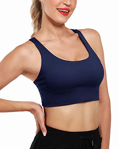 G4Free Gewatteerde Sport Bh Voor Dames Crop Top met Bandjes en Geïntegreerde Bh Hardlooptraining Yoga Bralette - Image 3