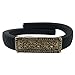 Weekend Wearables Fitbit Alta, Fitbit Flex, Jawbone Up Jewelry to Accessorize Your Fitness Tracker -Classic Polished Antique Gold or Silver Etched Ornate Milan Charm Bracelet Accessory