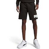 Puma Mens Big Logo Fleece 10" Shorts (Available in Big & Tall)