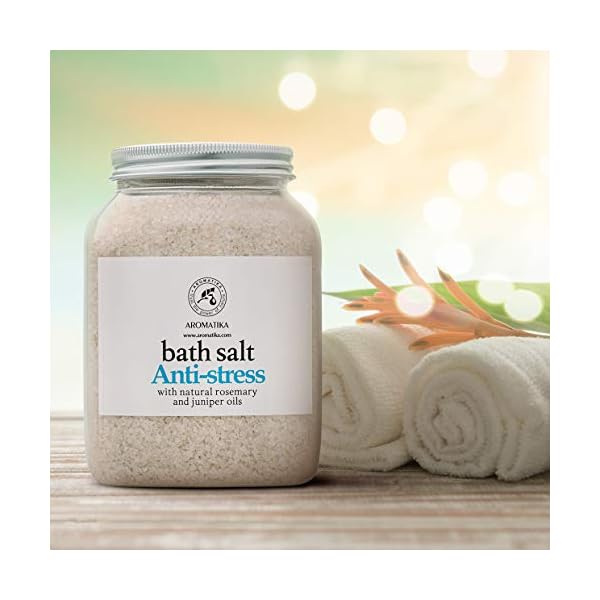 De-Stress-Bath-Salt-1300g-100-Natural-Pure-with-Essential-Oils-Rosemary-Juniper-Best-for-Good-Sleep-Relaxing-Calming-Body-Care-Beauty-Aromatherapy-Stress-Relief De-Stress Bath Salt 1300g - 100% Natural & Pure with Essential Oils Rosemary & Juniper - Best for Good Sleep - Relaxing…