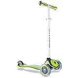 Globber Primo 3 Wheel Adjustable Height Scooter (Green/Gray)