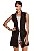 Meaneor Women's Oversized Open Longline Sleeveless Duster Blazer Jacket Coat