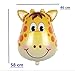 fozi cozi,51PCS Safari Baby Shower Decorations Set for Kids-Jungle Theme Birthday Party Decorations
