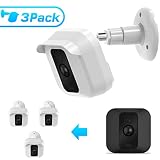 MASCARRY Blink XT Home Security Camera Wall Mount Bracket ， Weather Proof 360 Degree Protective Adjustable Indoor Outdoor Mount Cover Case Blink XT Camera (White(3 Pack))