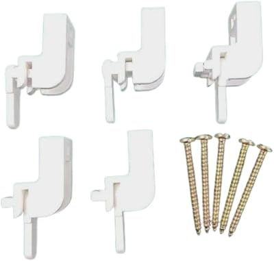 SISI UK SoloGlyde Leverlock Brackets White Pack of 5