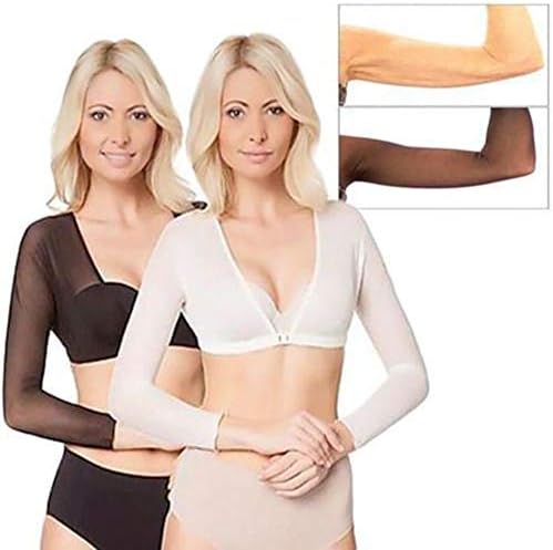 Seamless Arm-Shaped Underwear Mesh Long-Sleeved Bottoming Tops Seamless Arm Shaper Short Cropped Navel Mesh Cardigan