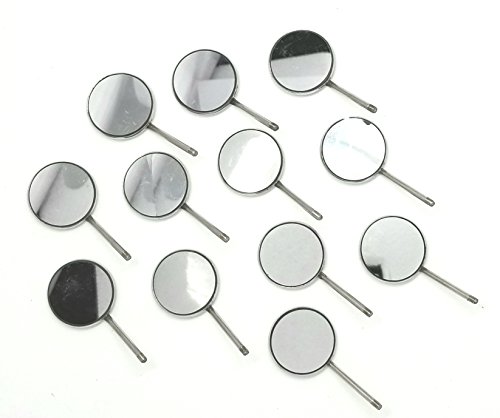 Dental Mirrors Tops Front Surface Rhodium Set of 12 ARTMAN Brand