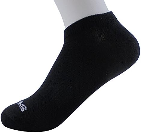 Men's 1Pack No Show Business Casual Socks Available Size 5-9 In Black&amp;White (M)