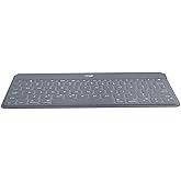Keys-to-Go Super-Slim and Super-Light Bluetooth Keyboard for iPhone, iPad, and Apple TV - Stone