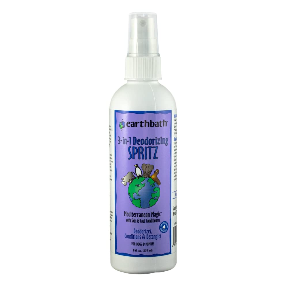 Earthbath All Natural Mediterranean Magic Deodorizing Spritz, 8-Ounce