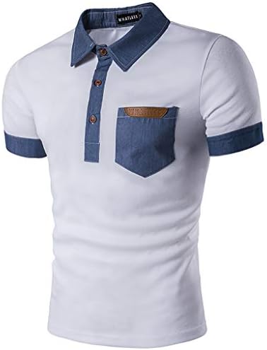 Armanis Polo Shirt for Men's,Summer Cotton Slim Short Sleeve Shirts Leisure Lapel T-shirts