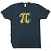 M - Pi Symbol T Shirt Funny Math Shirts Nerdy Geek Shirt for Men Women Guys Boys Fibonacci Graphic 3.14 Tshirt Blue