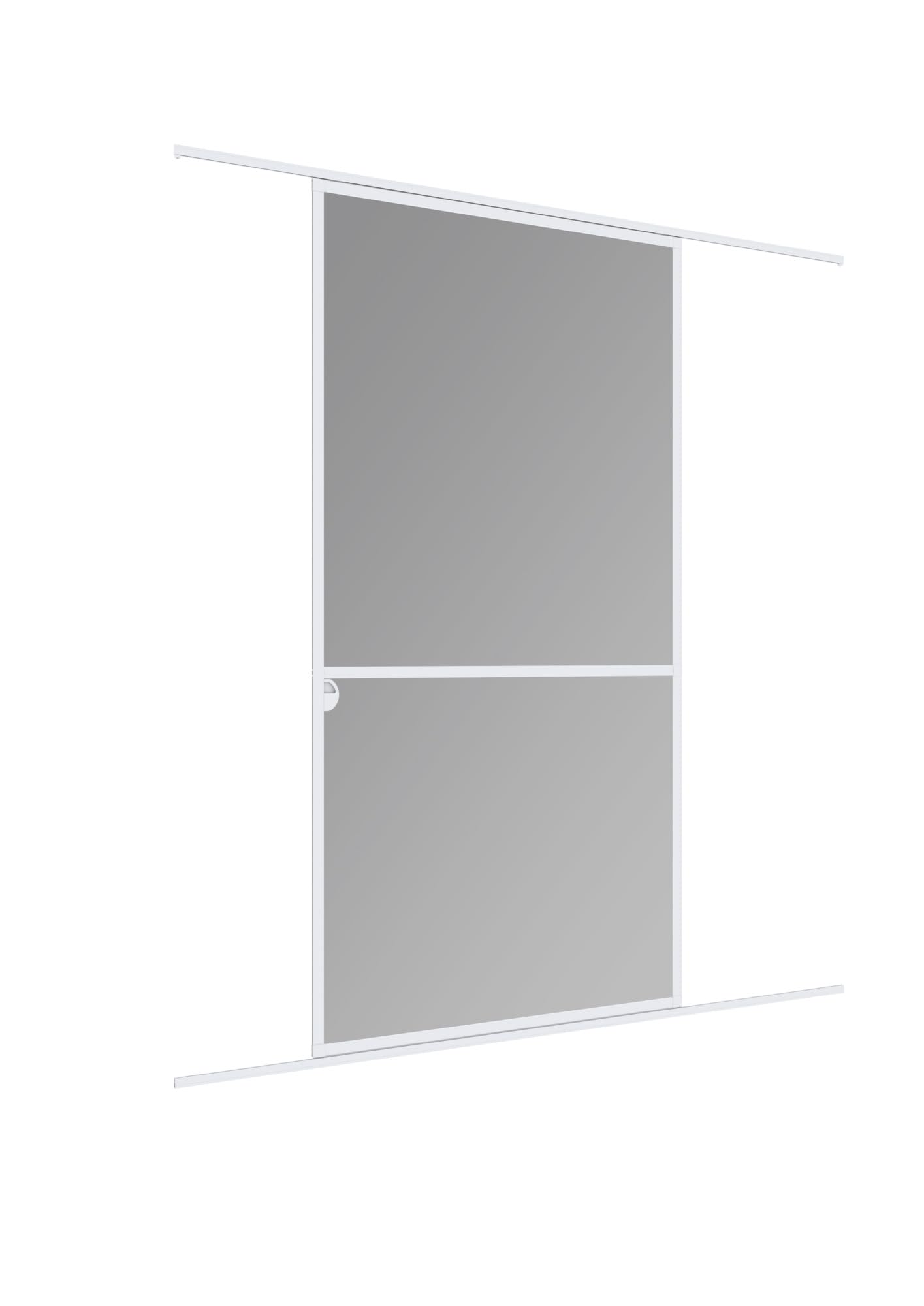 Windhager Insect Protection Expert Sliding Door Fly Screen Aluminium Frame for Doors 120 x 240 cm White 04317