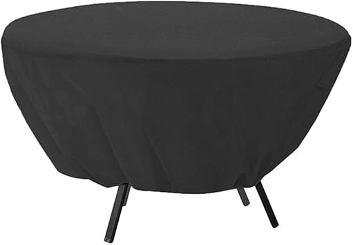 BERTERI - Funda Protectora de poliéster para Mesa Redonda de Acampada