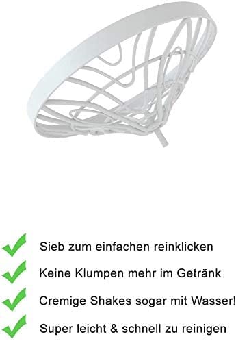 AMITYUNION Protein Shaker Deluxe 800 ml - Eiweiß auslaufsicher - BPA frei 8