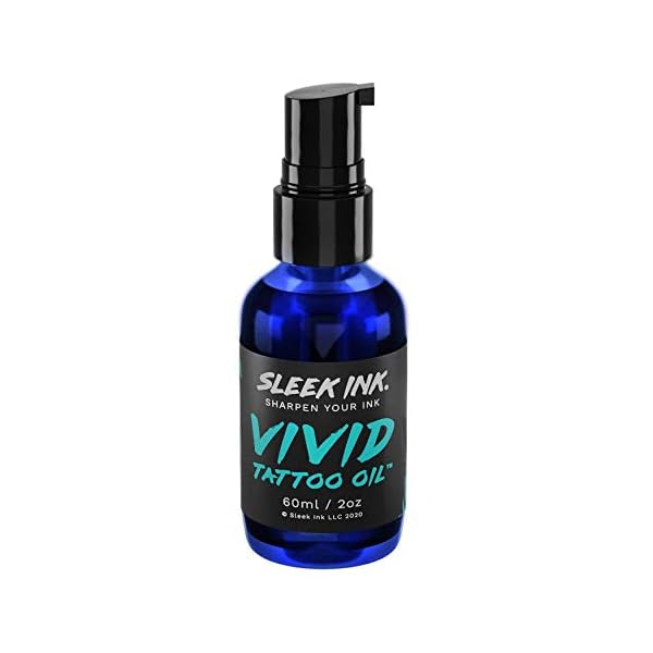 Sleek Ink Vivid Tattoo Oil AllNatural tattoo aftercare, tattoo