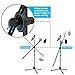 Microphone Stand Tablet Mount, Anko 2-in-1 Adjustable Mic Stand with iPad Holder/Pop Filter for All 7-12 Inch Table Device