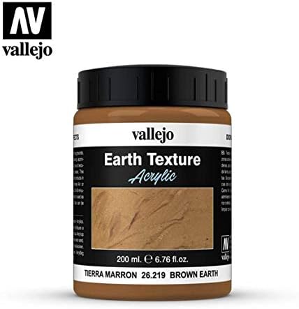 Colore Acrilico Vallejo Stone Textures - Brown Earth, 200 Ml Per Modellismo - Foto 12