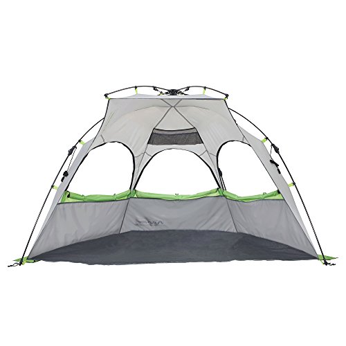 Lightspeed Outdoors Bahia Quick Pop Up Beach Sun Shade, Green Pricepulse