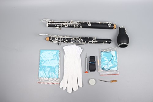 Yinfente Professional English Horn Ebonite wood Sweet Sound English Horn Case Hard Shell Case (Ebonite wood)