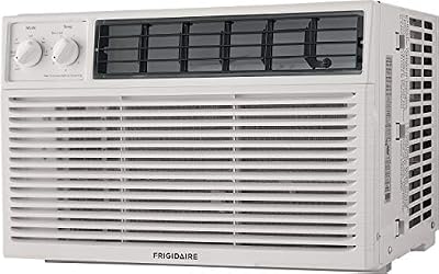FRIGIDAIRE 10,000 BTU 115V Window-Mounted Compact Air Conditioner with Mechanical Controls, White,