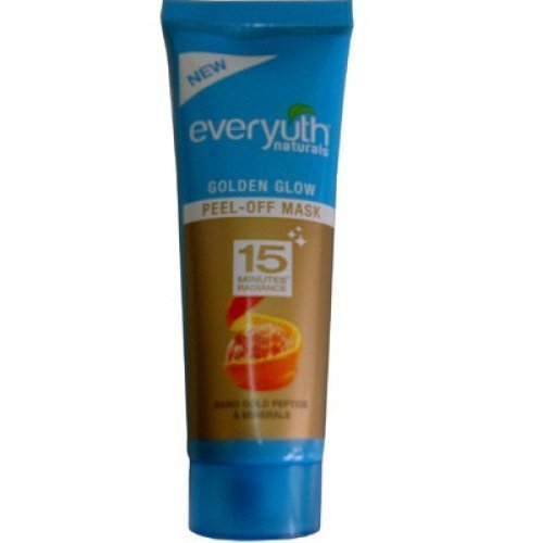 Everyuth Naturals Golden Glow Peel-Off Mask90 gm, Get Instant Glow & Fairness Facial