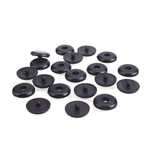 Hanbaili 10 Pairs Safety Slip Buckle, Belt Restrictor Clips Anti-Slip Buckle The Riveting Of Two Separate Objects - Thumbnail 3