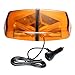 AnTom Led Strobe Light, Amber Emergency Magnetic Hazard Warning Beacon for Truck Vehicle,14 Kinds COB Led Bulbs Flashing Strobe Light Bar 40W