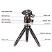 SmallRig Tabletop Tripod, Mini Desktop Travel Tripod Aluminum Alloy with 360 Degree Ball Head and Quick Release Plate Lightweight and Portable for Compact Cameras DSLRs, Phone, Gopro（Black）- BUT2287