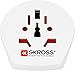 Skross PRO World Travel Adapter With Ground Plugs