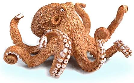 Luxdeoo Sculptures Statues Ornaments Figurine Collectible Figurines Simulation Marine Life Solid Octopus Model Octopus Toy Static Animal Ornaments miniature replica