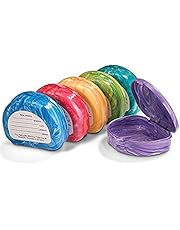 Marble Retainer Cases with Labels - Pack of 3 (colors may very)