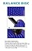 SueSport 2 Pack Air Inflated Stability Wobble Cushion, Balance Disc, Twist Massage, 14 Inch, Blue ¡­