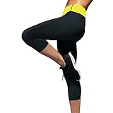 CFR Women's Slimming Pants Sport Thermo Neoprene Leggings Sweat Sauna Suit Body Shaper Black,S by UPS