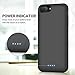 Battery Case for iPhone 8 Plus/7 Plus, [8500mAh] Xooparc Protective Portable Charging Case Rechargeable Extended Battery Pack for Apple iPhone 8 Plus&7 Plus (5.5') Backup Power Bank Cover - Black
